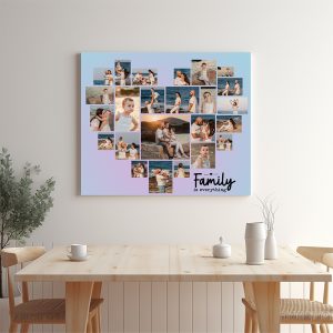 Family is everything 25 pics Heart 50x70