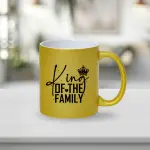 King of the Family Κούπα Glitter Gold 11oz