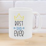 best dad crown wjite