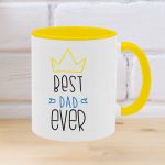 best dad crown yellow